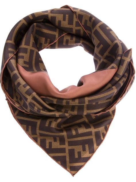 fendi scarf silk women's fake|fendi wrappy scarf.